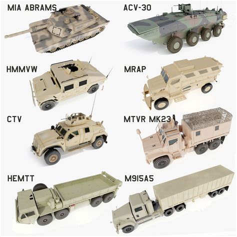 US Marine Corps vehicles